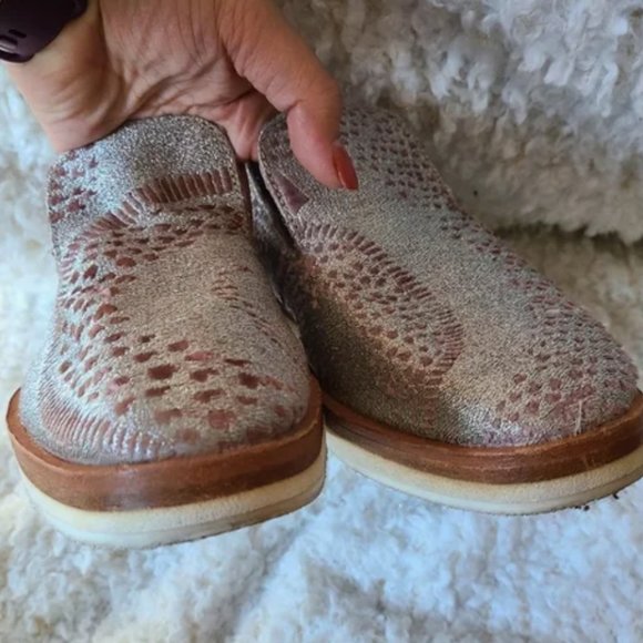 Free People Snake Eyes Metallic loafers - Picture 1 of 2